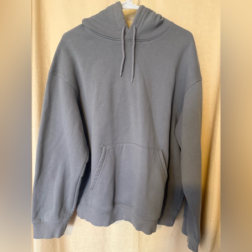 H&M Hoodie, Men’s size Large Gray Pullover Sweatshirt Hoodie